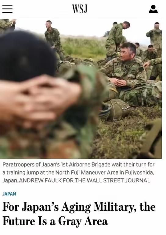 有博主表示，老兵比新兵更有经验，而且现代战争面对面拼杀的机会很少，日本自卫队不会