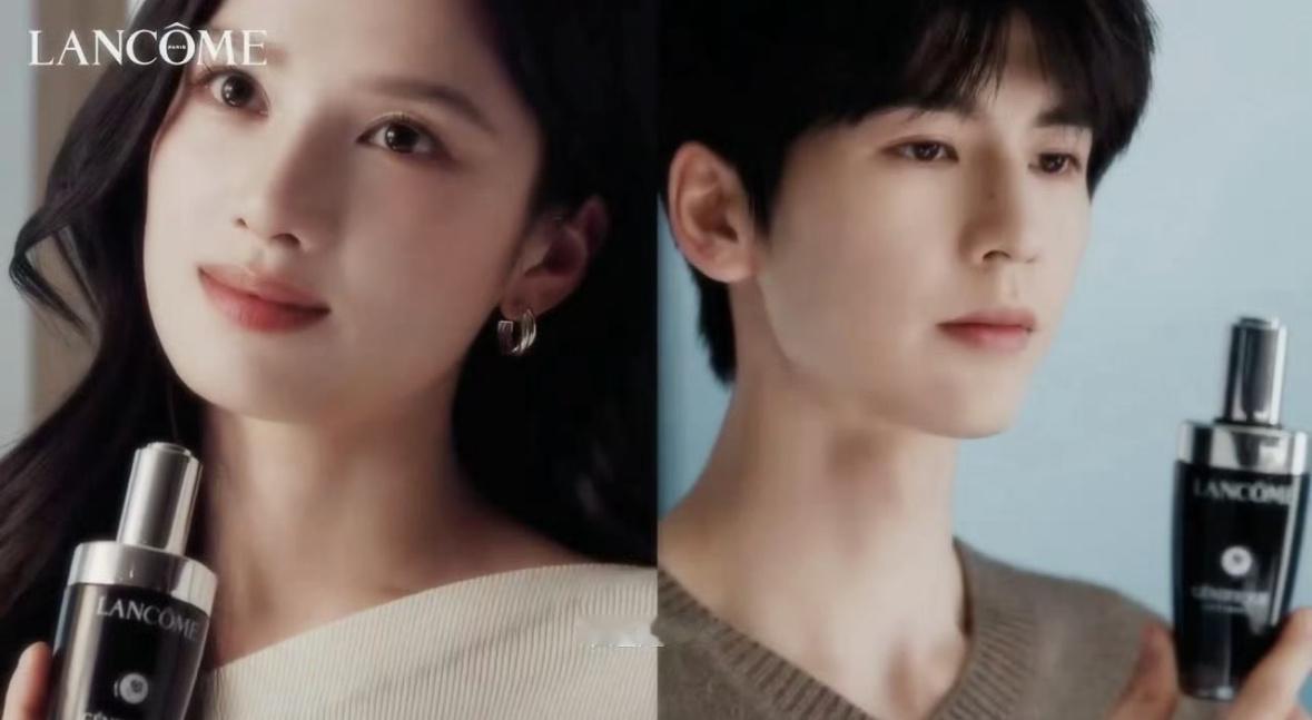 张凌赫张婧仪最新品牌大片，客观说哈，双神颜对我眼睛真的太好了❗❗❗