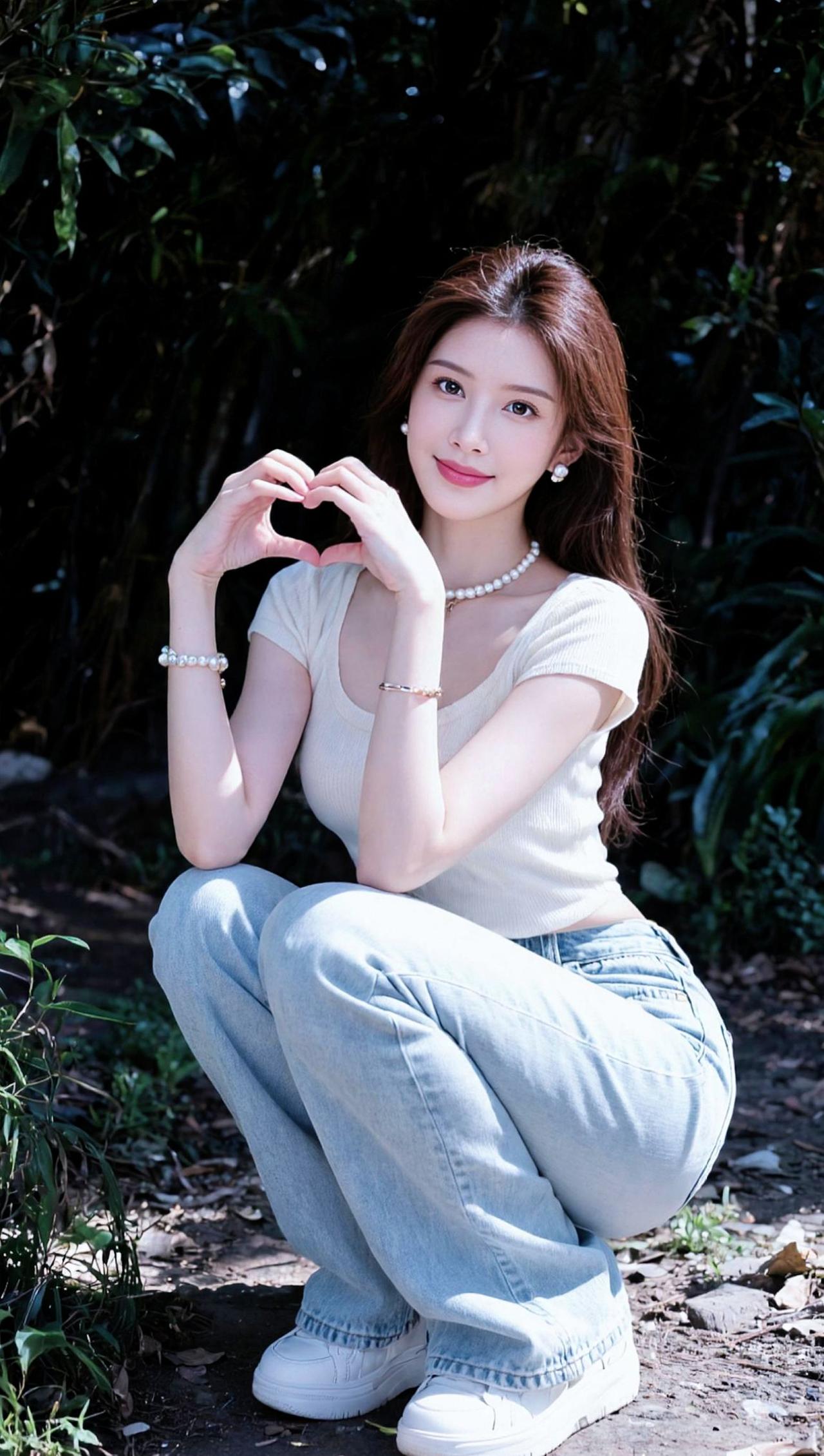 AI柔美写真随变ai随便玩理想女生心动女孩邻家女孩