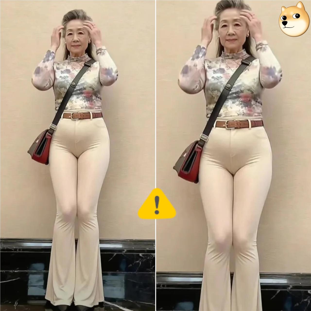 六十岁活成三十岁的模样！这位大姨哪是会打扮，简直是把“抗老”玩明白了，走哪