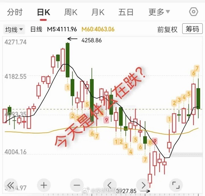 指数大跌个股上涨，都是哪些股票在抛？哈哈！昨天整个市场一片看好收大阳线，今天反手