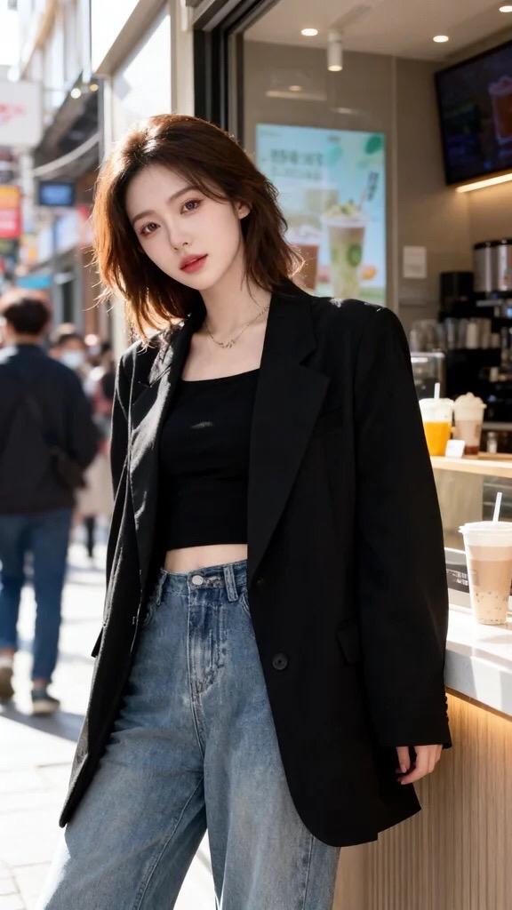 韩风穿搭chic风韩系穿搭学院风穿搭通勤穿搭被我拿捏了