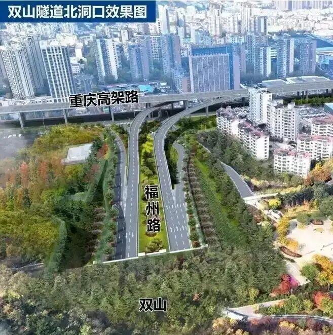 近日，青岛双山隧道项目北洞口正式进入开挖阶段，双山隧道南起台柳路，北至重庆高架路