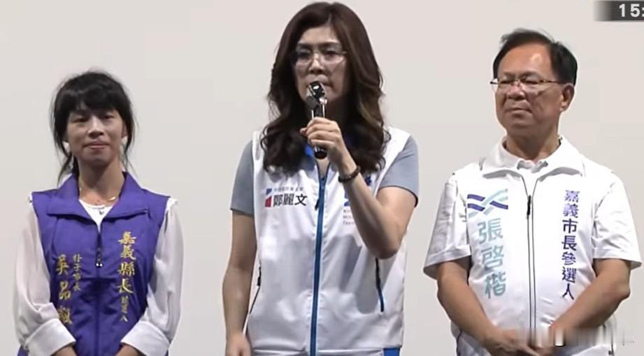 郑丽文：张启楷民调跟对手打成平手国民党主席郑丽文今天（29日）下午在嘉义市辅