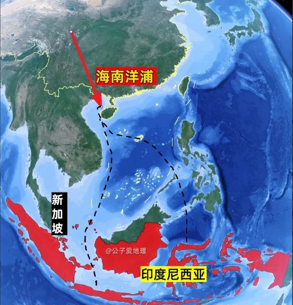 印尼货轮集体改道中国海南！印尼的货轮，突然集体向北拐了个大弯。这个举动，直接