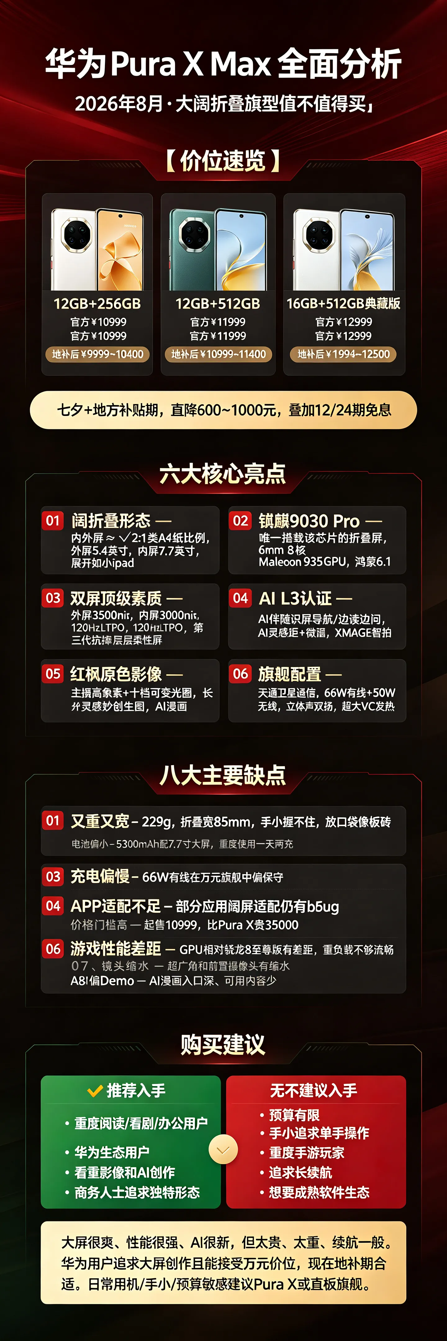 华为PuraXMax怎么样？