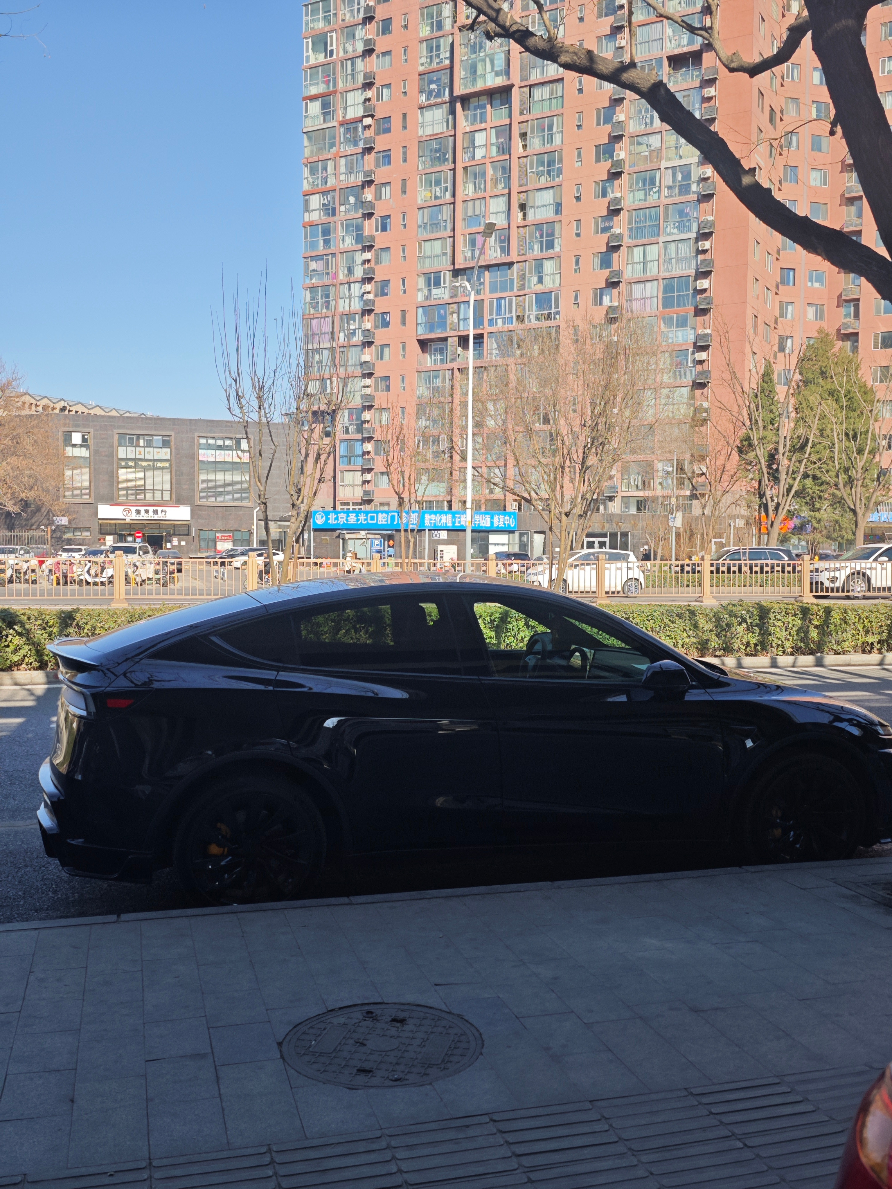 ModelyY加长版，外观挺帅的啊，空间利用率顶级，但是吧，过简，不是说不好，