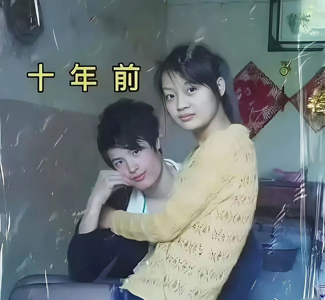 同一个人，同一对夫妻，10前后的变化，为啥这位男的十年后变得越来越年轻了。