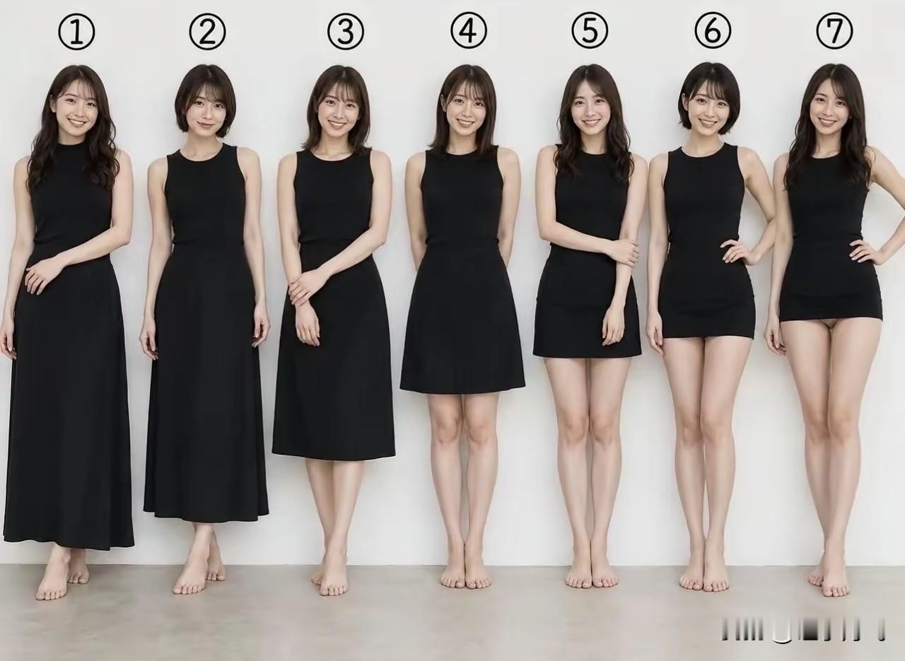 如果是你的女朋友，你能接受到她穿到几号裙子出去呢？