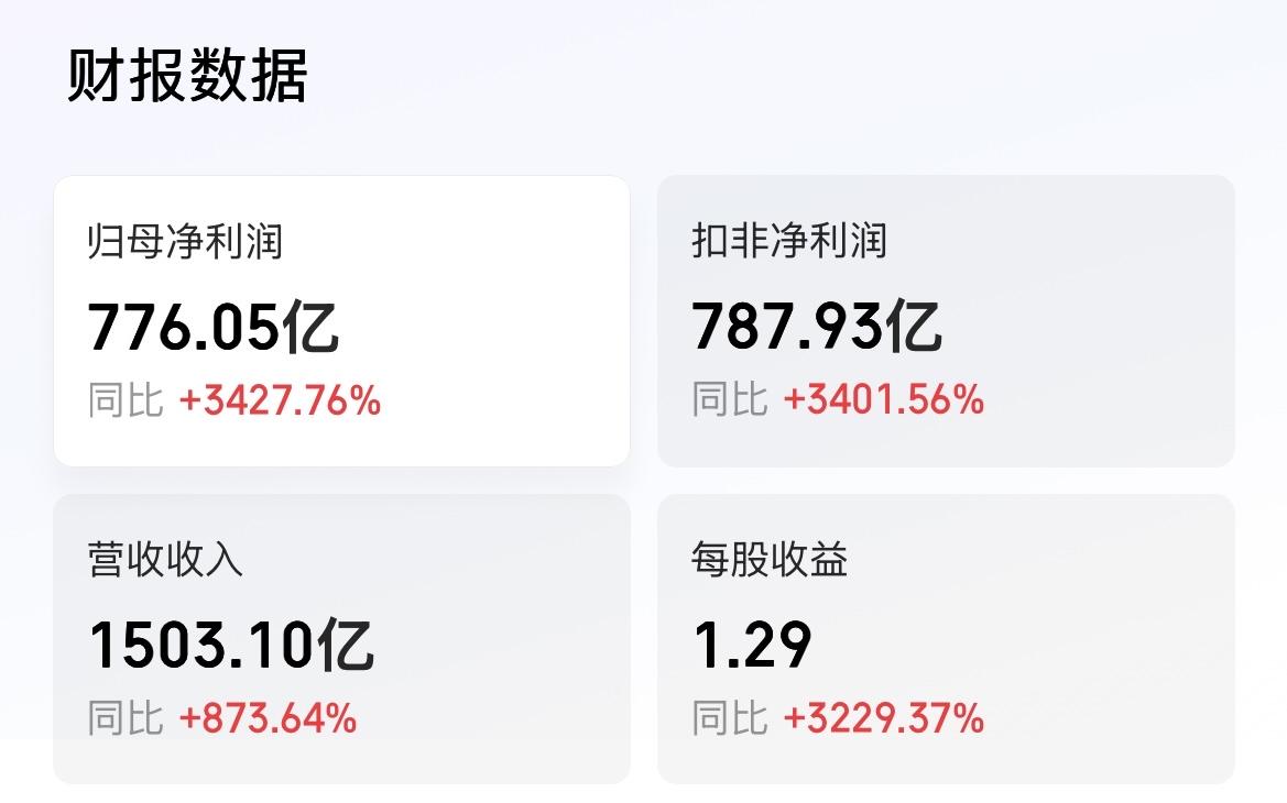 长鑫存储上市后第一份财报数据十分亮眼。2026年上半年：营业收入：1503