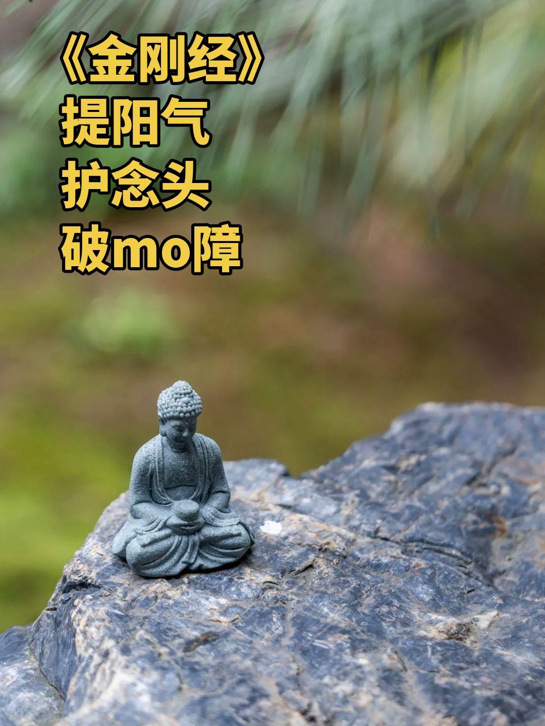 咱今天唠唠《金刚经》，咋帮人“提阳气、护好念头、破除mo障”？纯属个人瞎琢磨，您