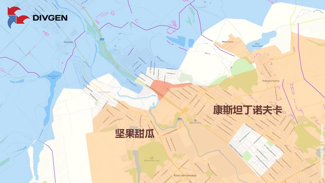 乌军在康斯坦丁诺夫卡的反击，能反到哪里去？被围的严严实实，不要说反击了，就是从西