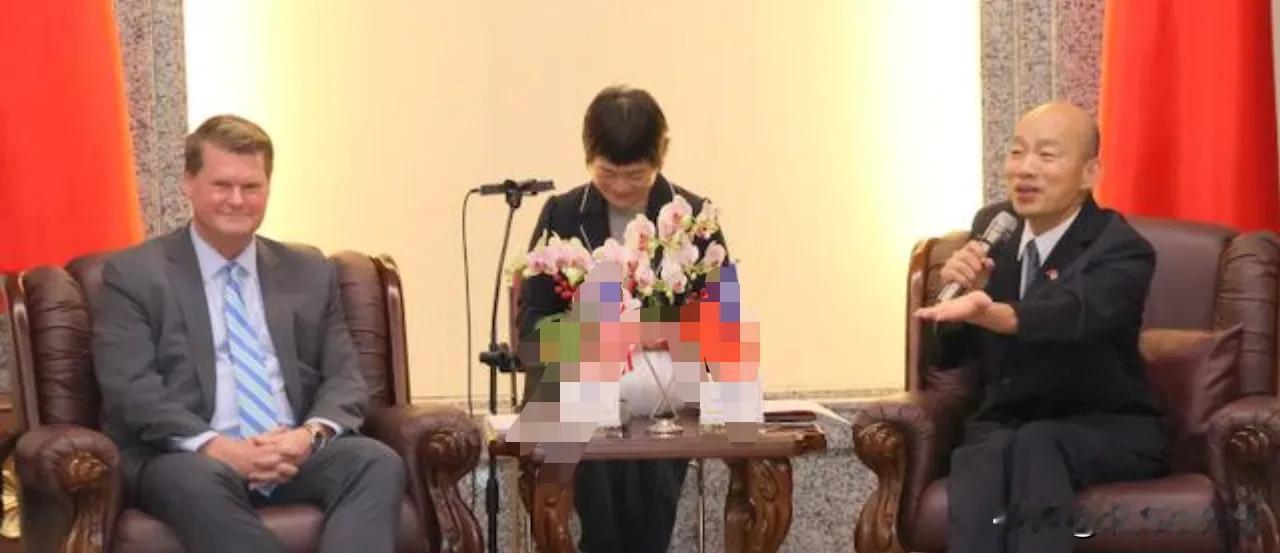 韩国瑜今天在台湾地区立法机构会见了率团窜访台湾地区的美国智库“印太安全研究所”主