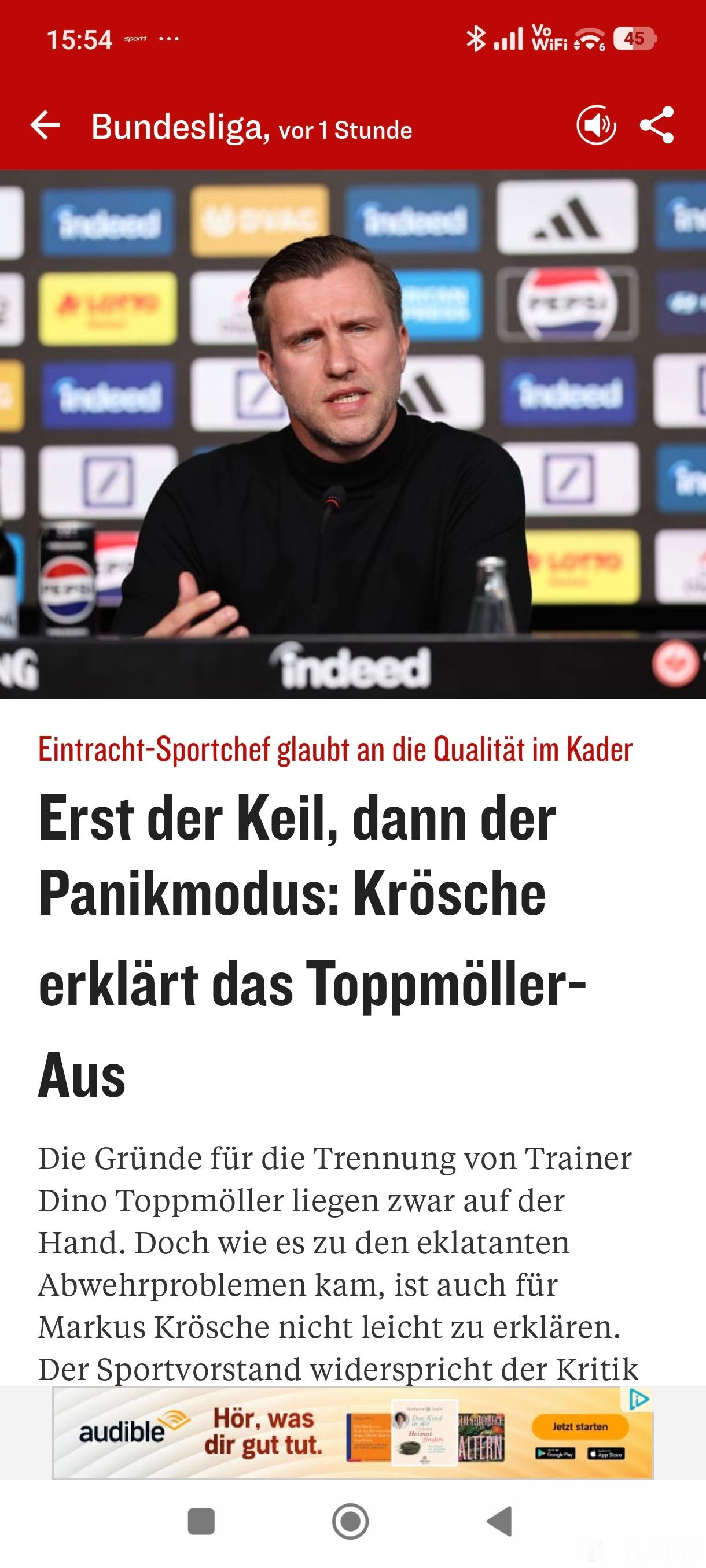 ［时来运转？］去年夏天，拜仁董事埃贝尔一度深陷压力，传闻拜仁监事会打算用法兰克福