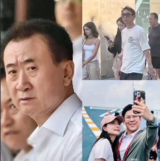 王健林怕是气得牙痒痒，这边霍启刚郭晶晶亮相山东舰，而自家的宝贝儿子王思聪，却