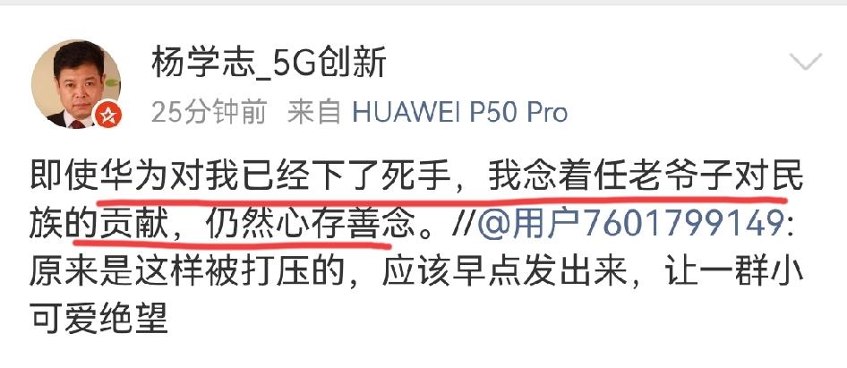 杨学志真的跟狗皮膏药一样，贴住华为甩都甩不掉，说华为对他下死手，他是谁？他有什么