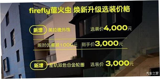 今晚7点，蔚来firefly萤火虫焕新升级版上市了。核心变化就一个：电机从105