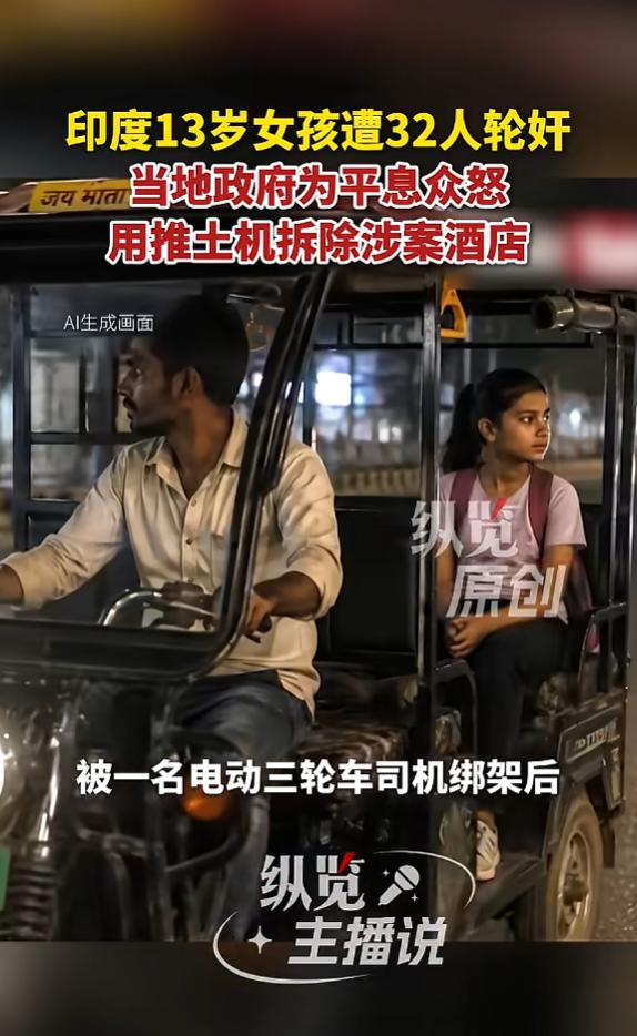 “丧心病狂！”7月8日报道，印度，一13岁女孩被人卖给了酒店老板，之后的5天里，