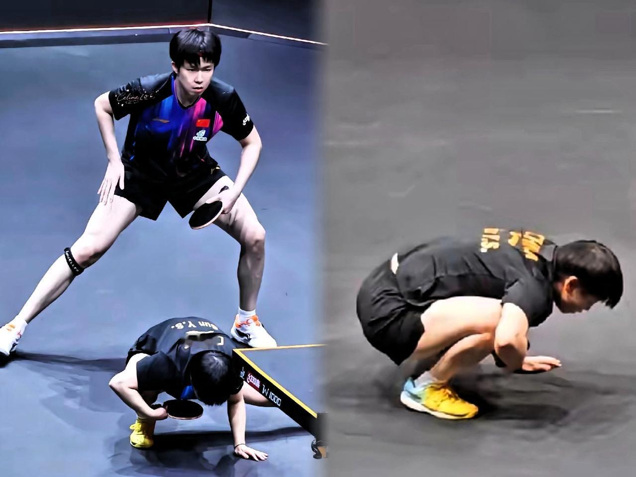 “大头我藏好了！”“小豆包，可以起来啦，球没过来～”莎莎这个躲闪动作也太可