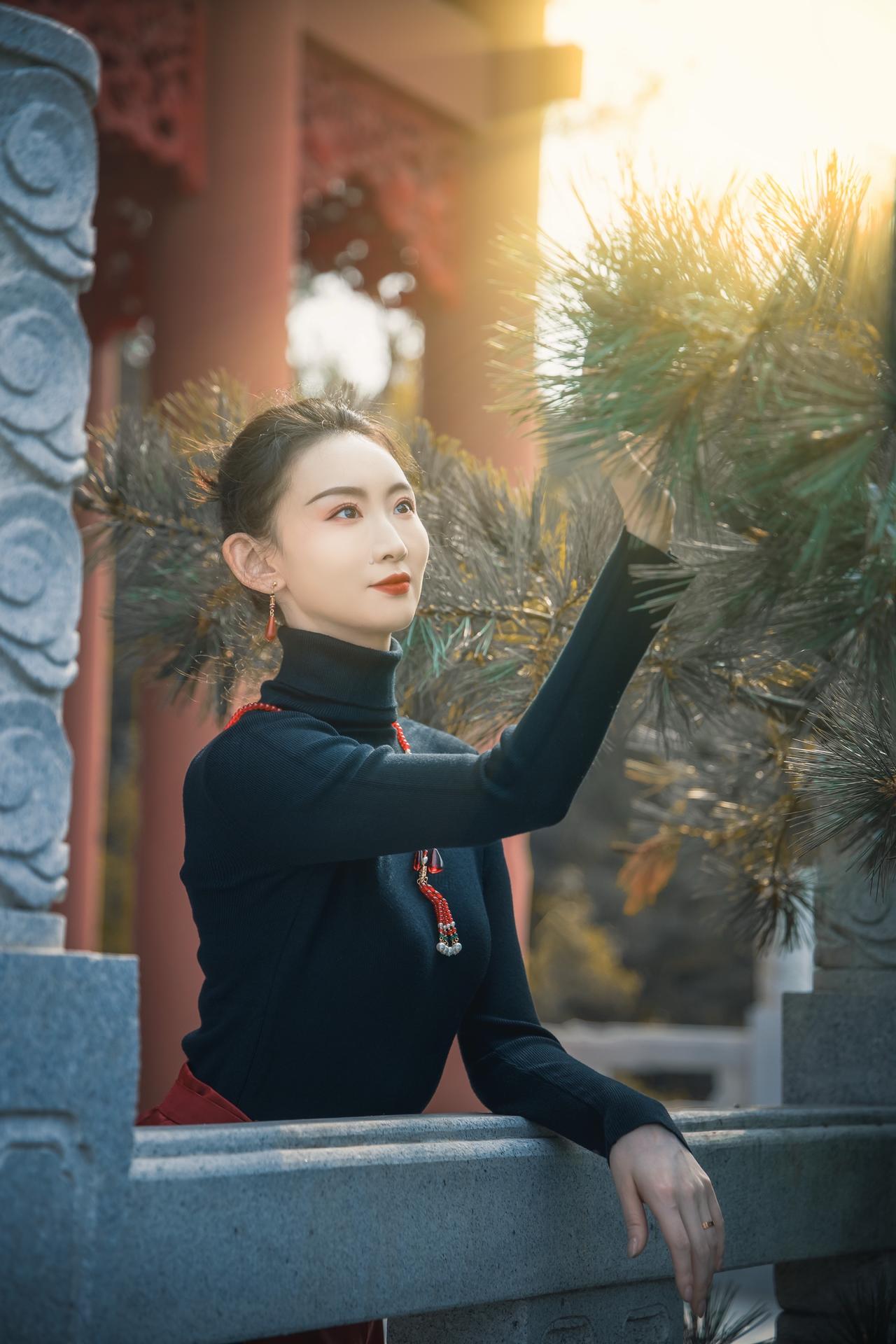 寺庙祈福人像寺庙祈福人像摄影寺庙人像摄影旅拍