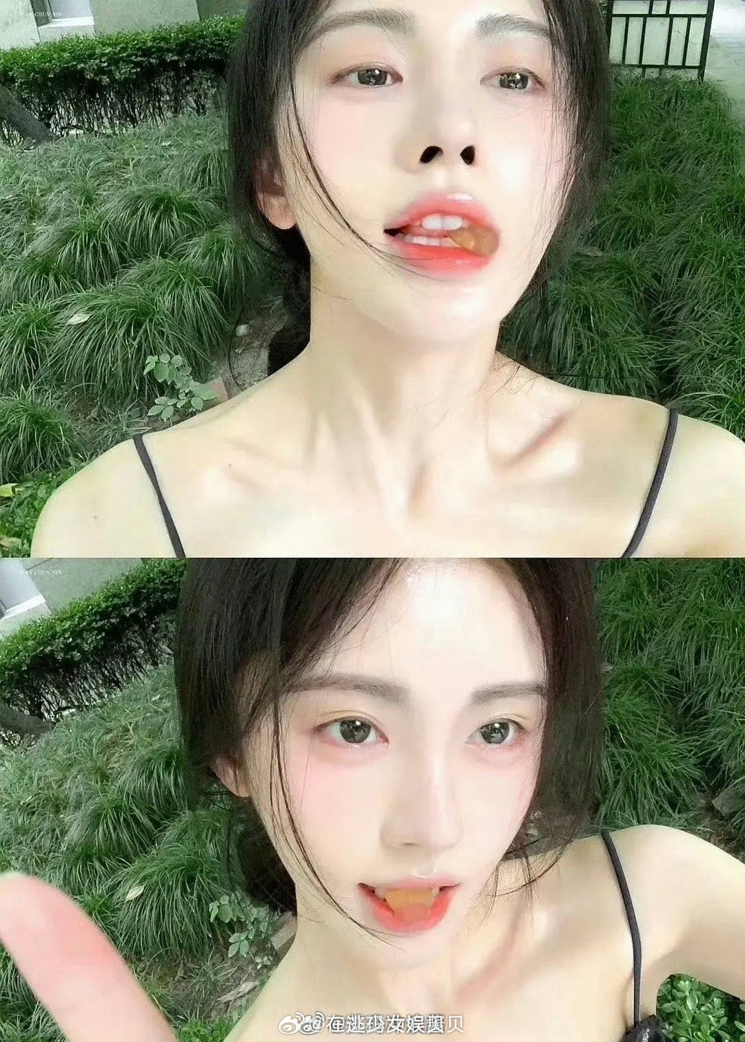 鞠婧祎这几张图给人一种很不舒服的感觉