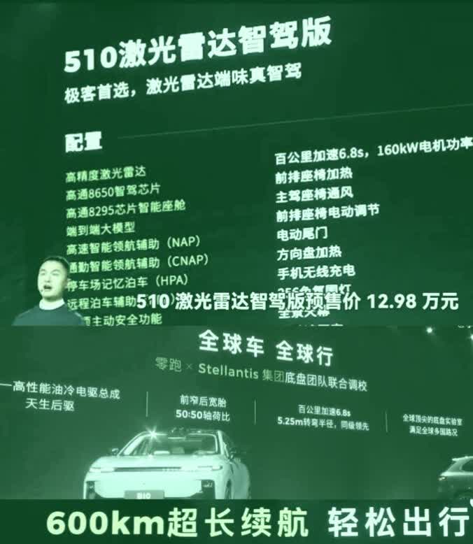 卖油车和卖电车都安静了！有人以为零跑B10只要12.98万就能带激光雷达，结果友