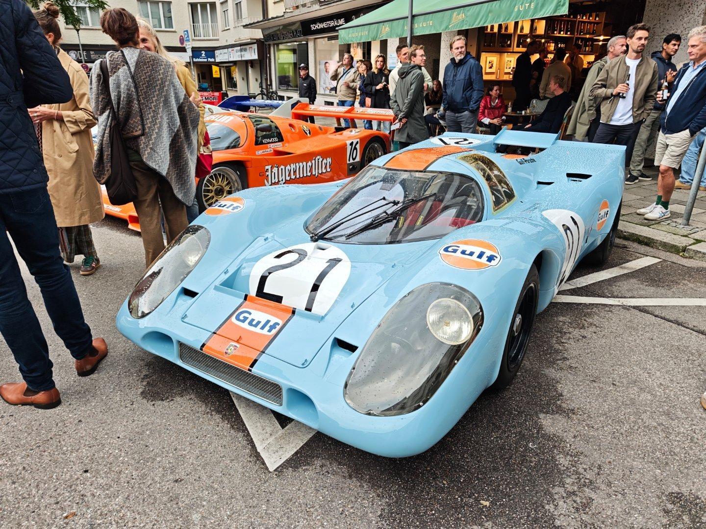 让保时捷成为“保时捷”的原因。Gulf涂装917Jaeger涂装956Rothm