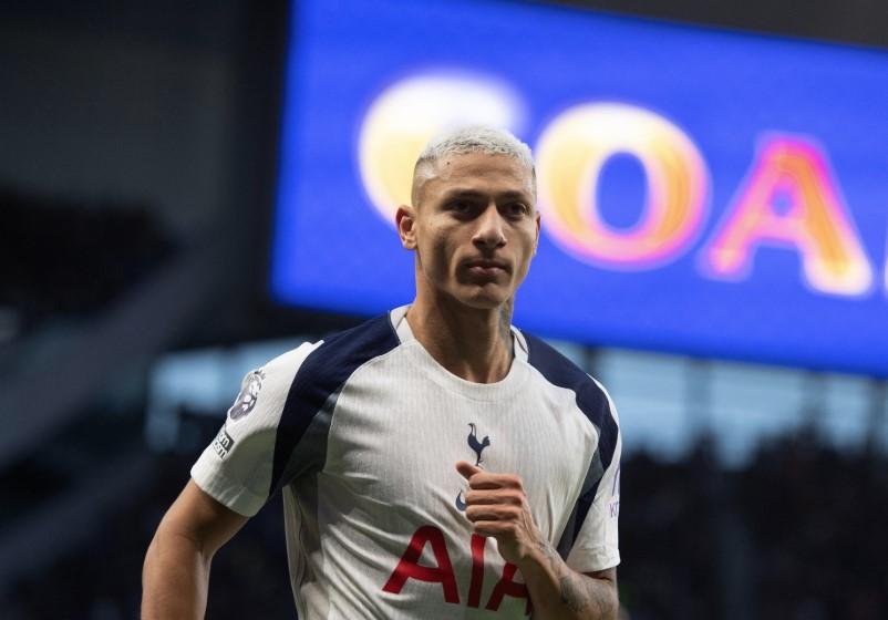 本季英超较预期进球表现最佳前锋: 里沙利松第1, 哈兰德第2