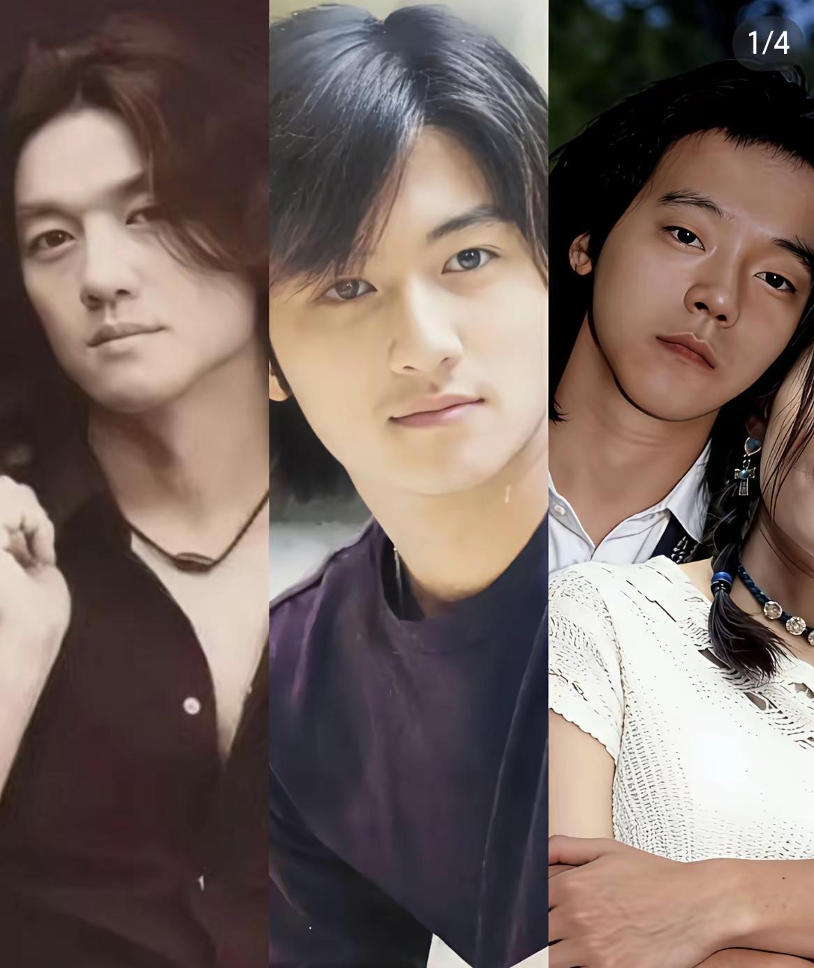 仔细观察王菲的三个男人长得还有点点相似仔细看窦唯李亚鹏谢霆锋三个人的眉目挺相似