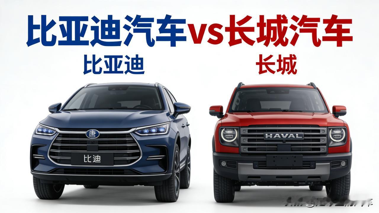 买比亚迪还是长城？别被网红车带偏了！品牌上，比亚迪的DM-i技术，刀片电池等