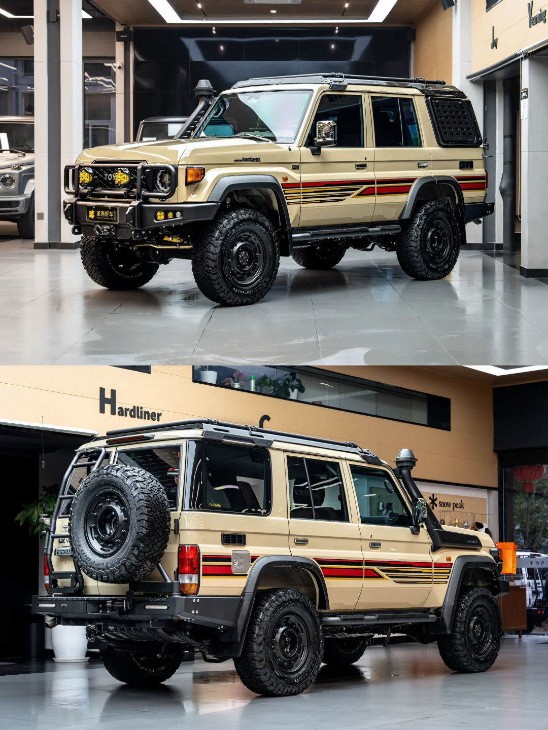 2025年40周年纪念版丰田LC76沙漠黄汽油4.0L