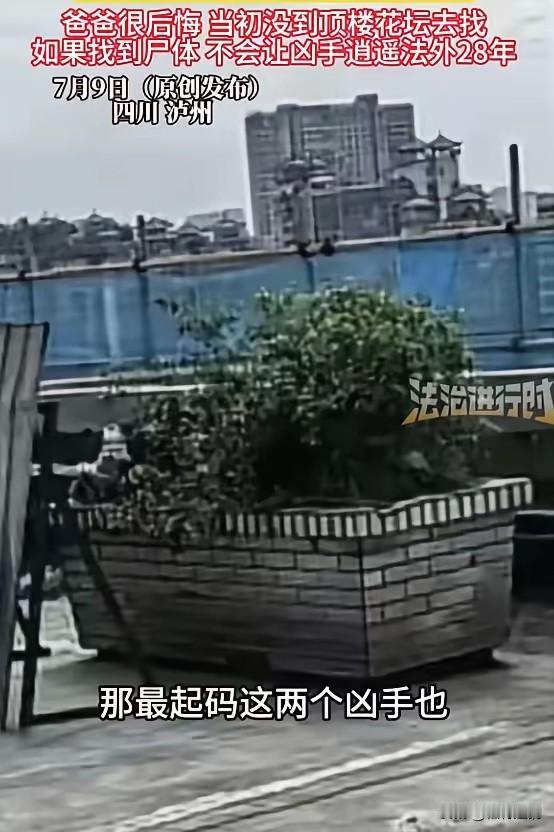 四川泸州花坛白骨案，先感谢农民工。因为屋顶漏水，本来维修不需要动花坛，没想到意外