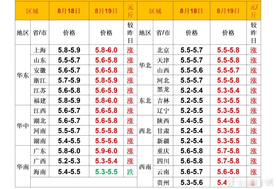 每日猪价