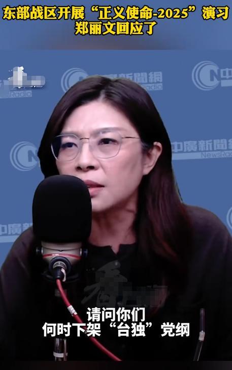 郑丽文硬刚民进党：军演枪响，谁在把台湾推上绝路？2025年12月29日，解