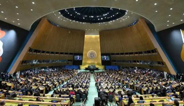 美通知联合国，想拿钱先对付中国，话音刚落，中方一句话灭美威风。2026年4月