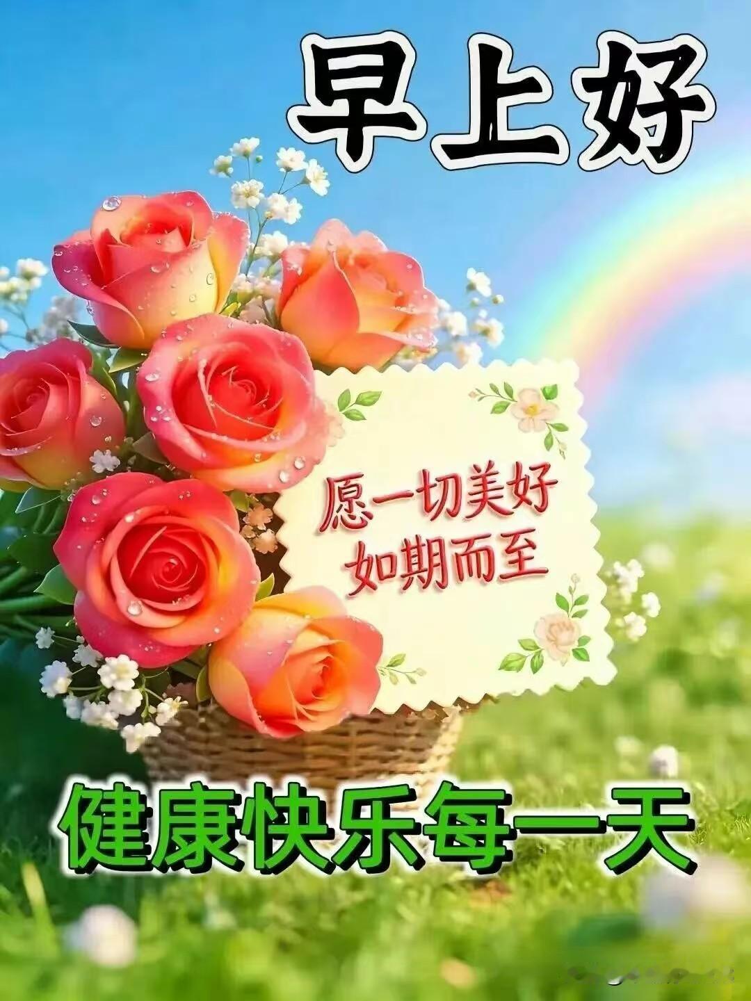 5月9日，周六，大家早上好新的一天，记得好好爱自己。身心康健，是