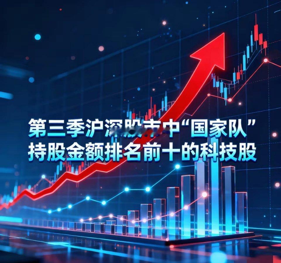 国家队三季度重仓科技股榜单出炉！10只硬科技股获百亿级资金加持2025年三季度