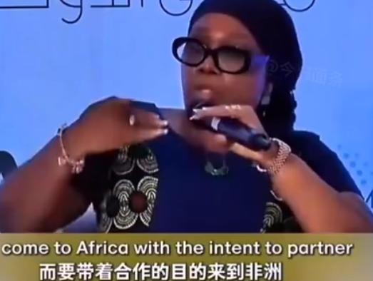 对不知感恩的非洲人，就要像高志凯这样把话当面说透！当利比里亚女高官大言不惭地说让