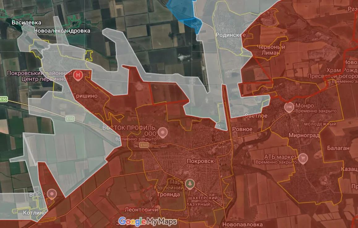 ⚔️波克罗夫斯克（波克罗夫斯克）城市群战况更新🏹俄军已将乌军彻底逐出