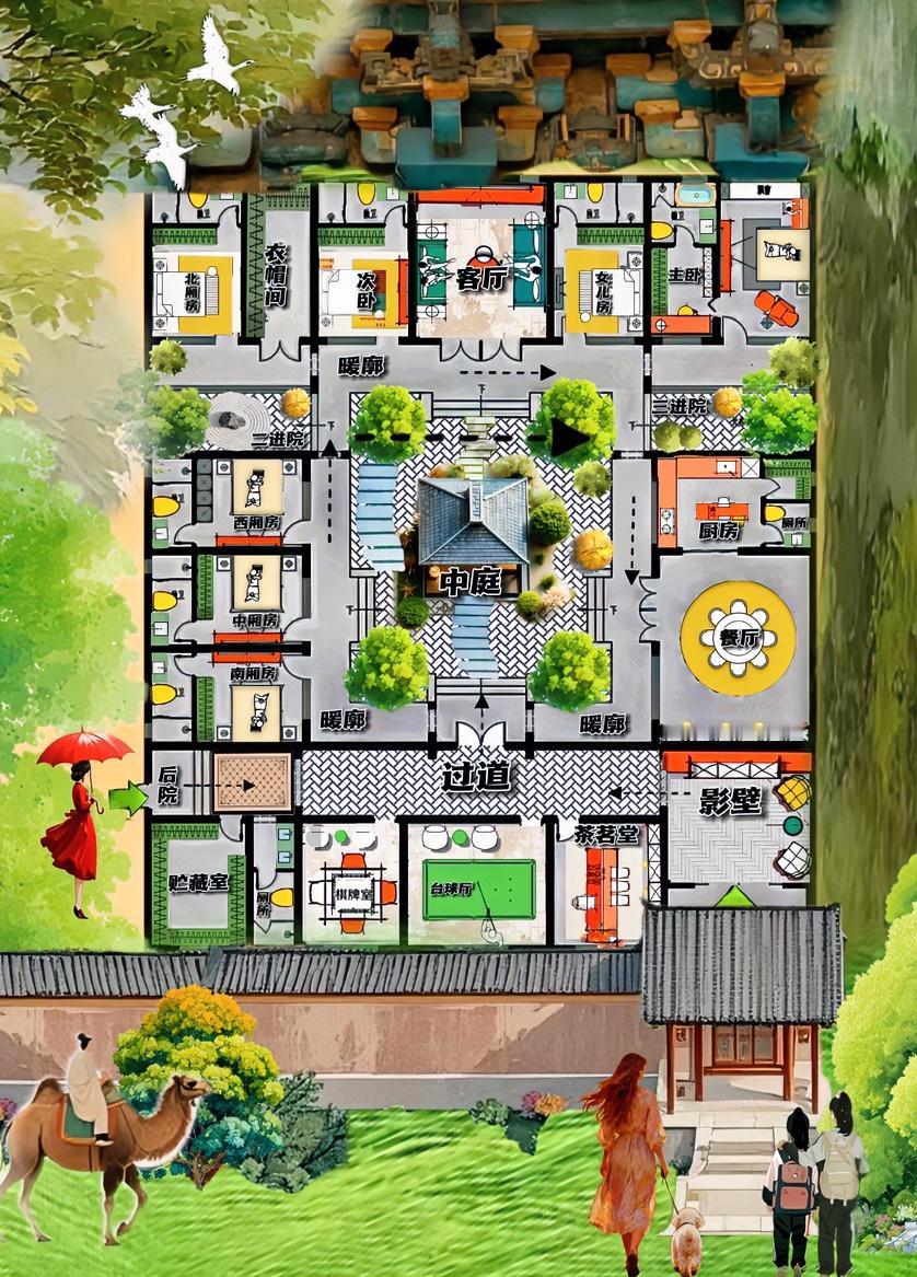 这老合院真值了，不登四合院大雅之境，偏偏在自建房一亩七分地，刨出城乡合院，虽说