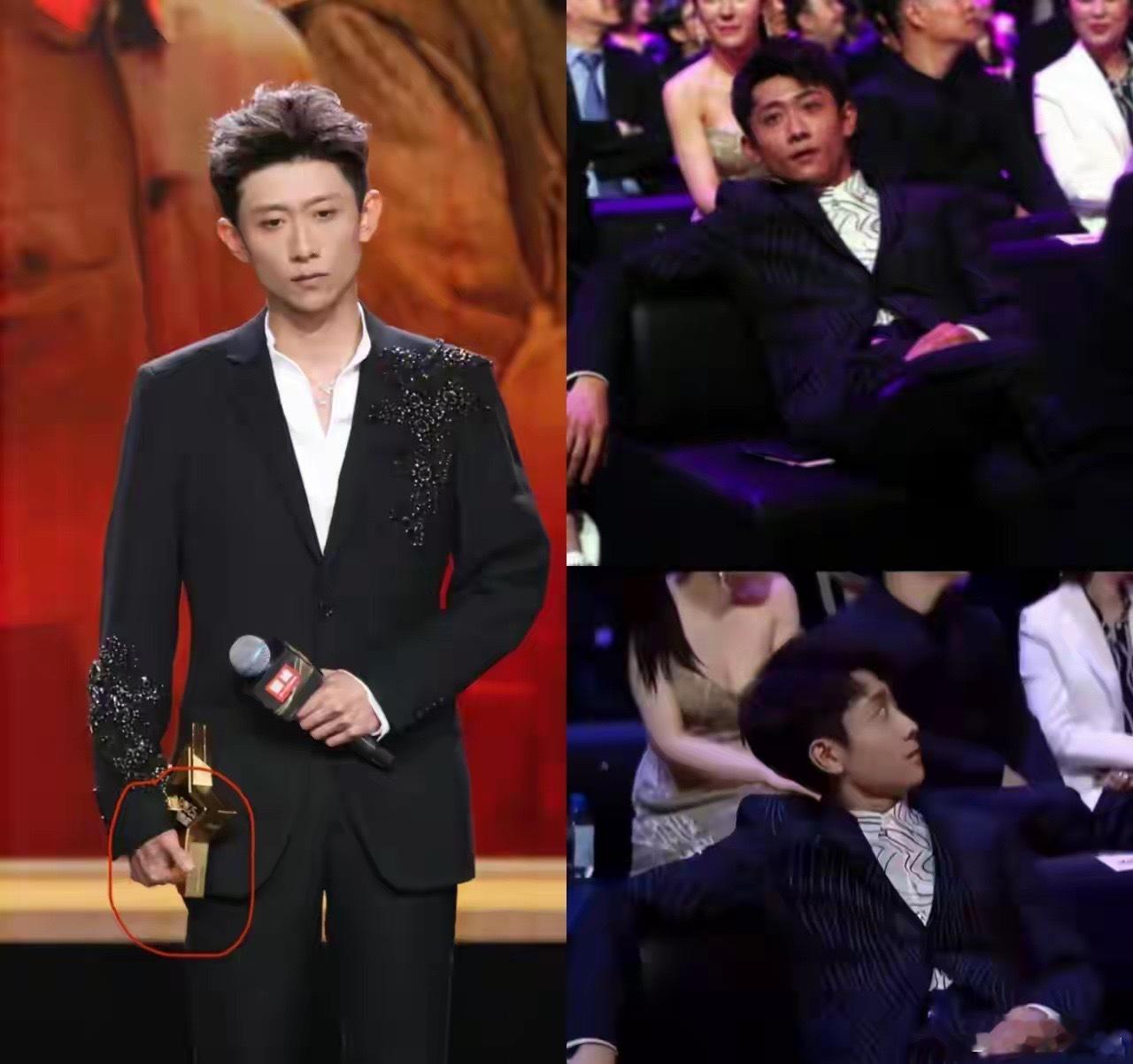 你们发现没有？张一山的微表情骗不了人，在国剧盛典的舞台上，他一出场我就看出来了，