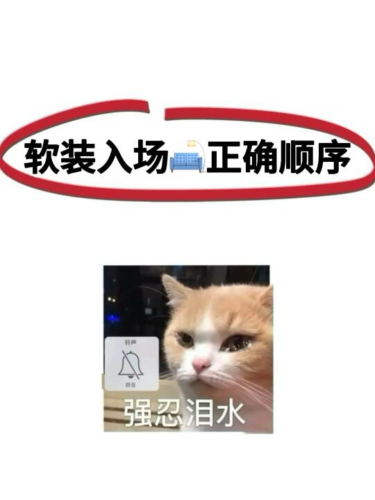 90%的人都不知道的正确软装入场顺序❗️