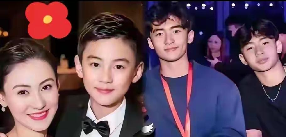 张柏芝三儿子首次曝光正面照，原来长得这么帅！三个儿子一个比一个帅！三个儿子最