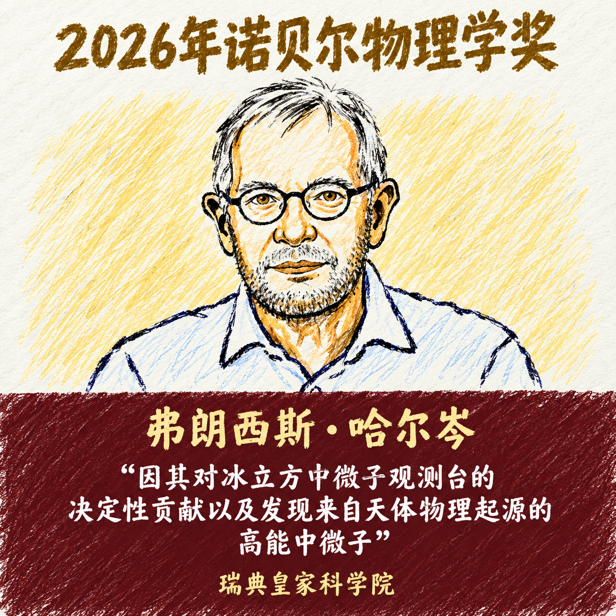 2026诺贝尔奖物理学奖公布，给你200字说明白！瑞典皇家科学院正式宣布，将2026年诺贝尔物理学奖