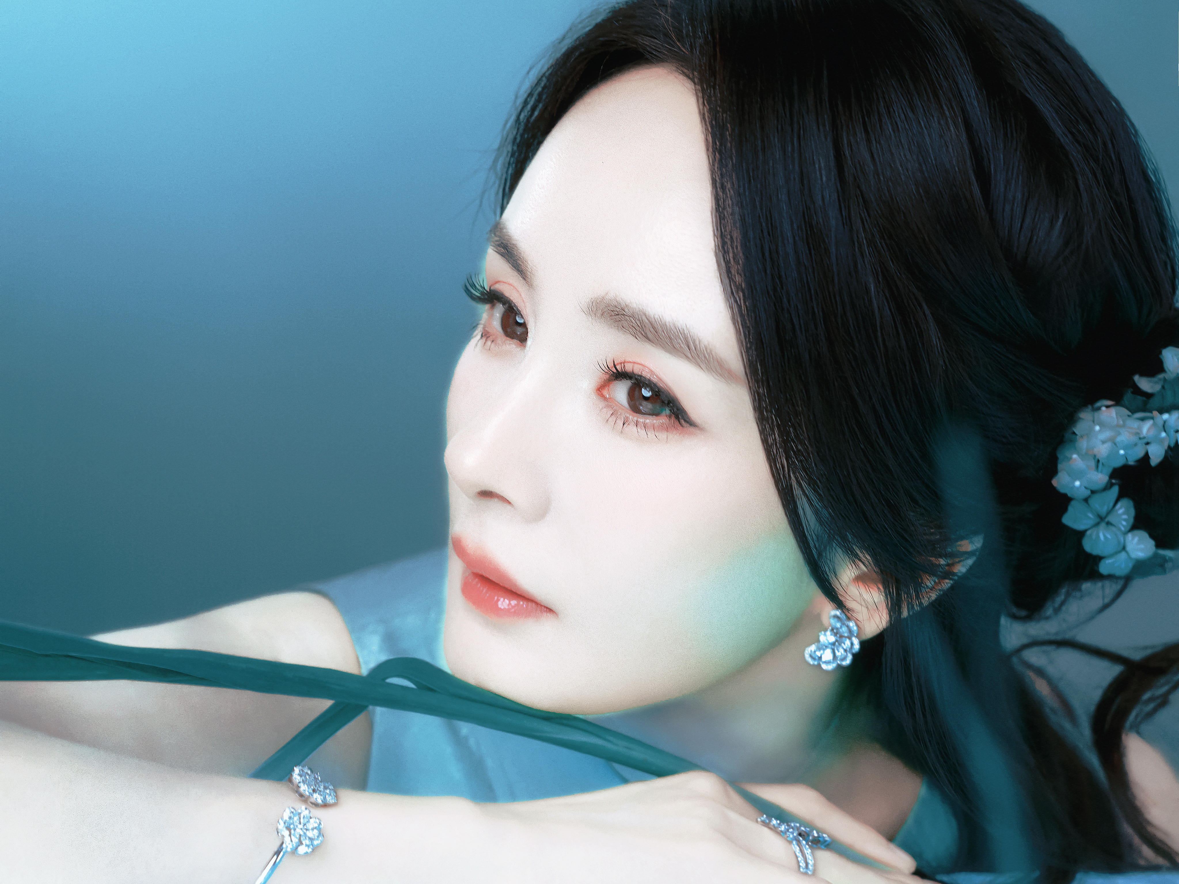 ▪️杨幂｜🫧一幅云蓝一叶舟🎐杨幂杨幂打卡过的吊床被睡断了