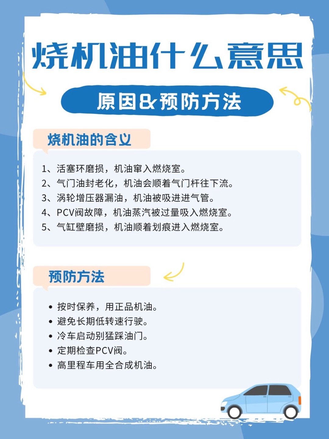 刚保养完没几天机油就报警，排气管还开始冒蓝烟宝子们注意啦，你的车可能在偷偷"烧