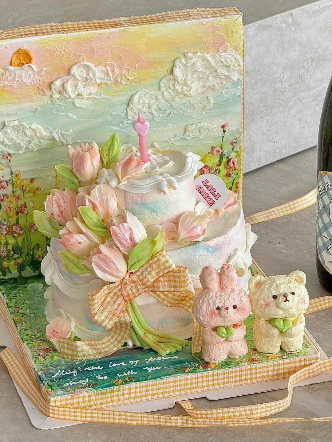 今年的生日蛋糕有模版啦🎂