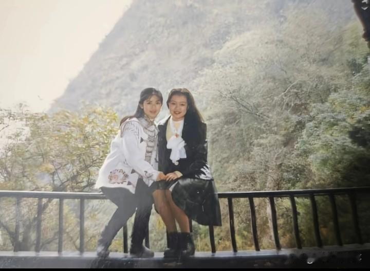 谢娜年轻时候也太美了