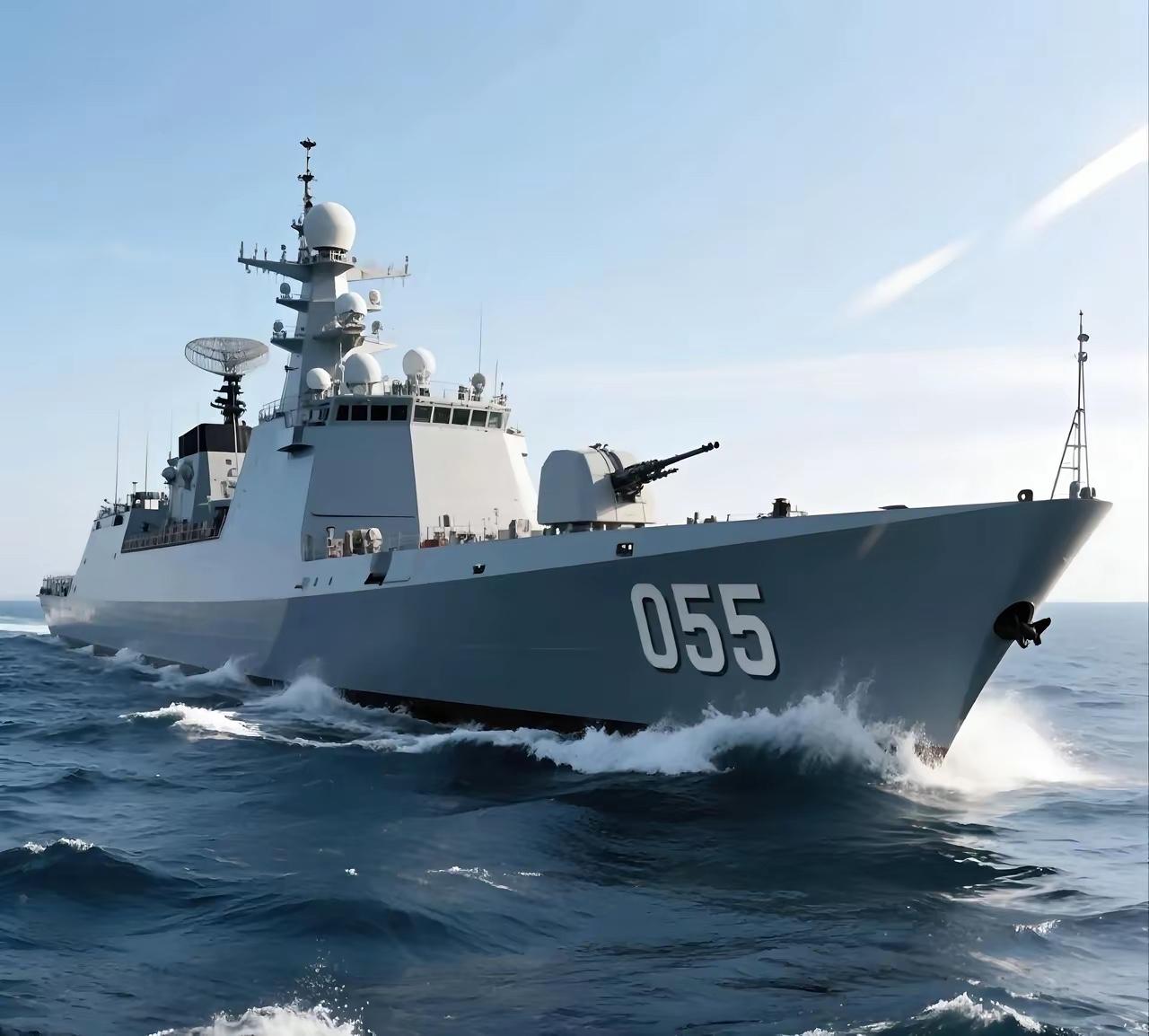 055大驱能不能单挑航母战斗群？就这么说吧，055如果跟航母正面交锋，基本没有胜