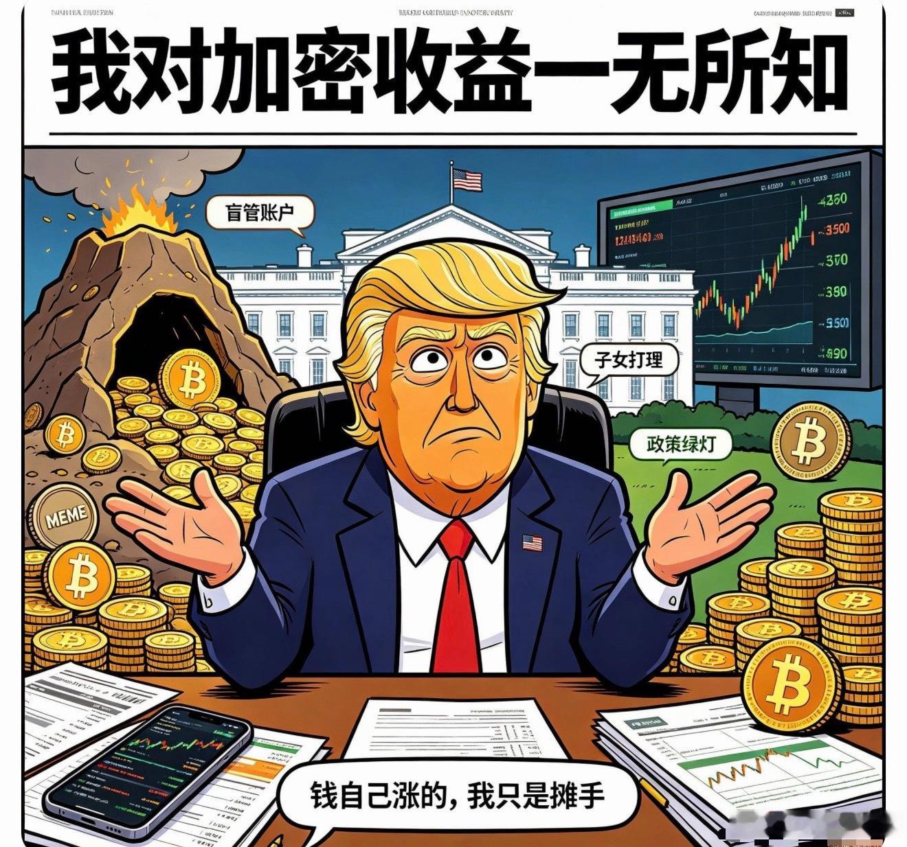 比特币回升至6.1万美元上方比特币刚回61000，特朗普那份927页财报就被扒